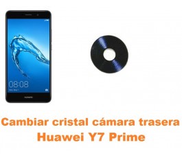 Cambiar cristal cámara trasera Huawei Y7 Prime