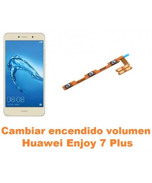 Cambiar encendido y volumen Huawei Enjoy 7 Plus