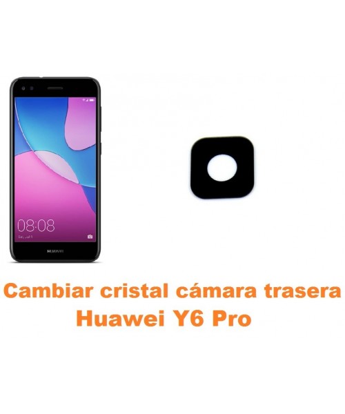 Cambiar cristal cámara trasera Huawei Y6 Pro
