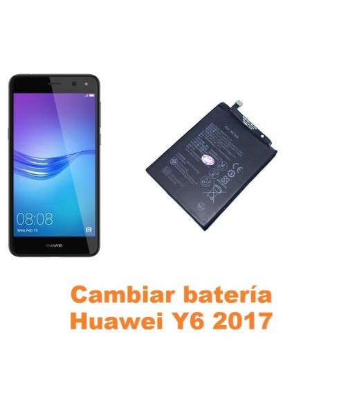 Cambiar batería Huawei Y6 2017