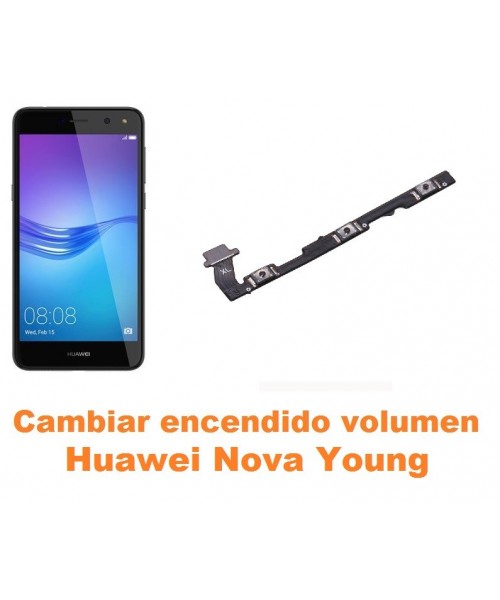 Cambiar encendido y volumen Huawei Nova Young