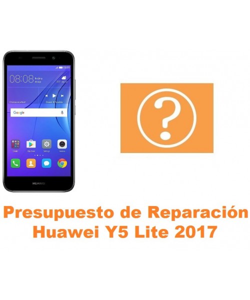 Presupuesto de reparación Huawei Y5 Lite 2017