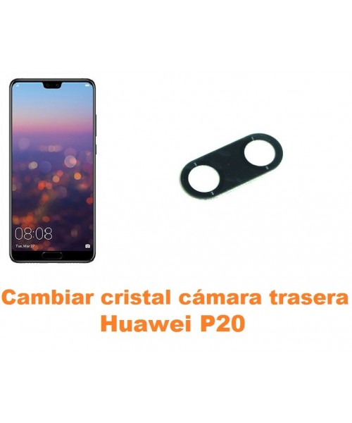 Cambiar cristal cámara trasera Huawei P20