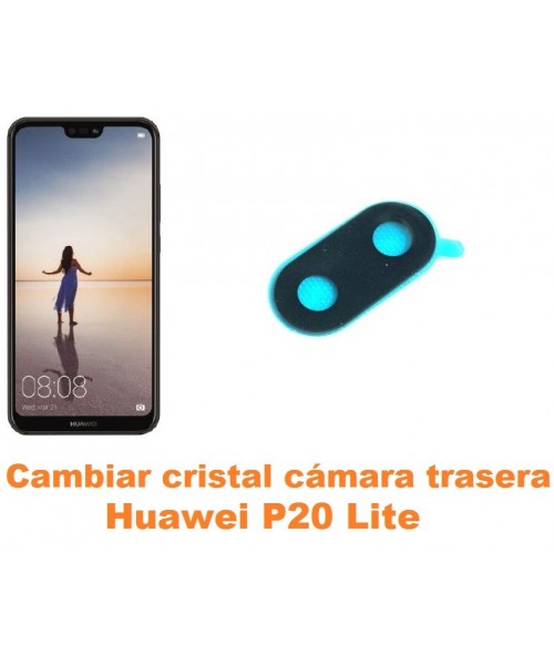 Cambiar cristal cámara trasera Huawei P20 Lite