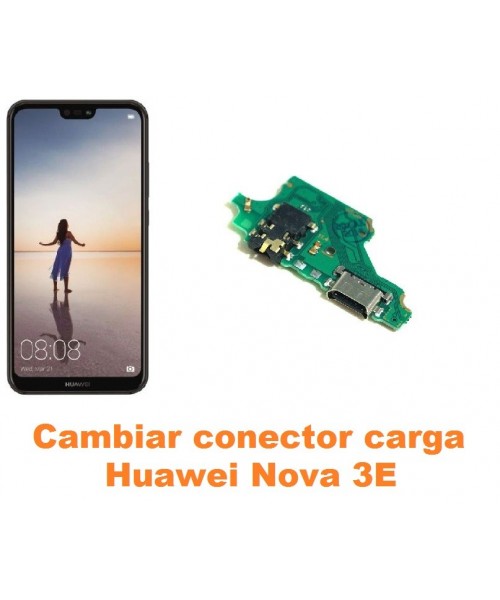 Cambiar conector carga Huawei Nova 3E