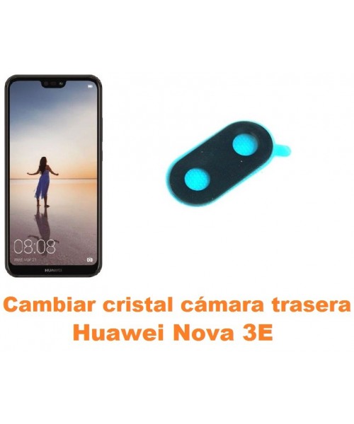 Cambiar cristal cámara trasera Huawei Nova 3E