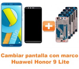 Cambiar pantalla completa con marco Huawei Honor 9 Lite