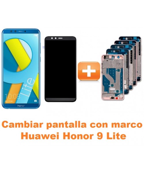 Cambiar pantalla completa con marco Huawei Honor 9 Lite