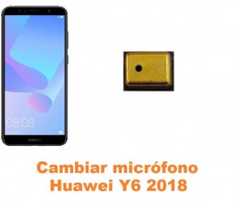 Cambiar micrófono Huawei Y6 2018