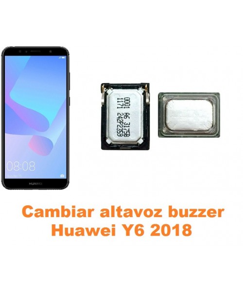 Cambiar altavoz buzzer Huawei Y6 2018