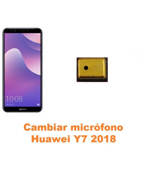 Cambiar micrófono Huawei Y7 2018