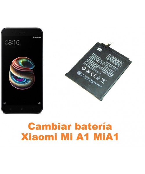 Cambiar batería Xiaomi Mi A1 MiA1