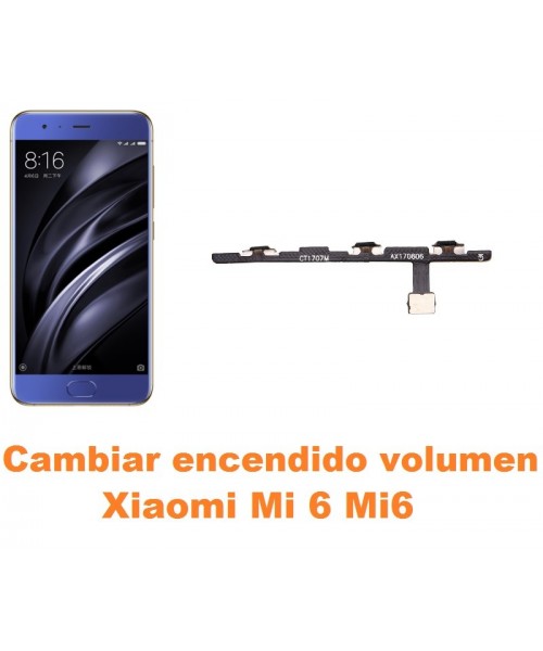 Cambiar encendido y volumen Xiaomi Mi 6 Mi6
