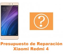 Presupuesto de reparación Xiaomi Redmi 4