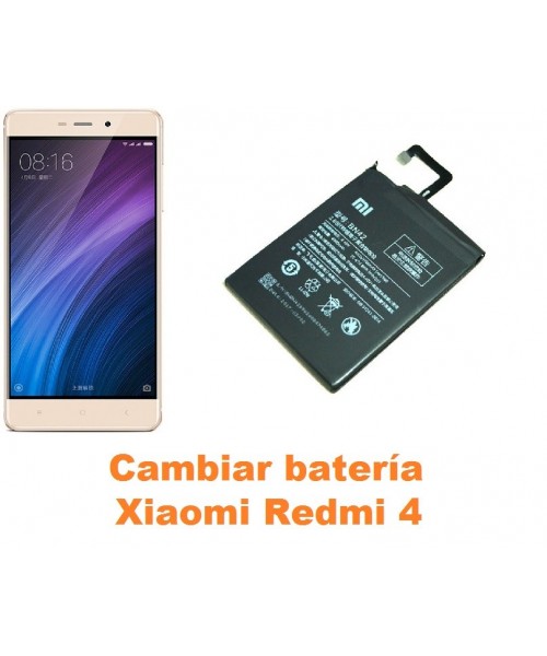 Cambiar batería Xiaomi Redmi 4