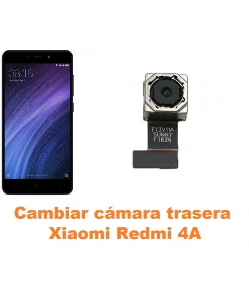 Cambiar cámara trasera Xiaomi Redmi 4A