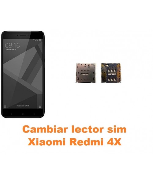 Cambiar lector sim Xiaomi Redmi 4X