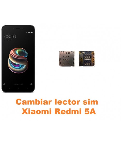 Cambiar lector sim Xiaomi Redmi 5A