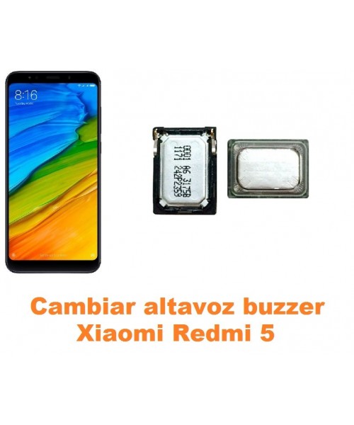 Cambiar altavoz buzzer Xiaomi Redmi 5