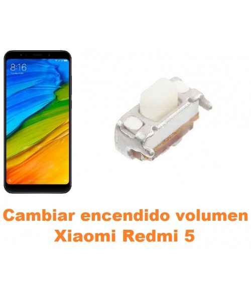 Cambiar encendido y volumen Xiaomi Redmi 5