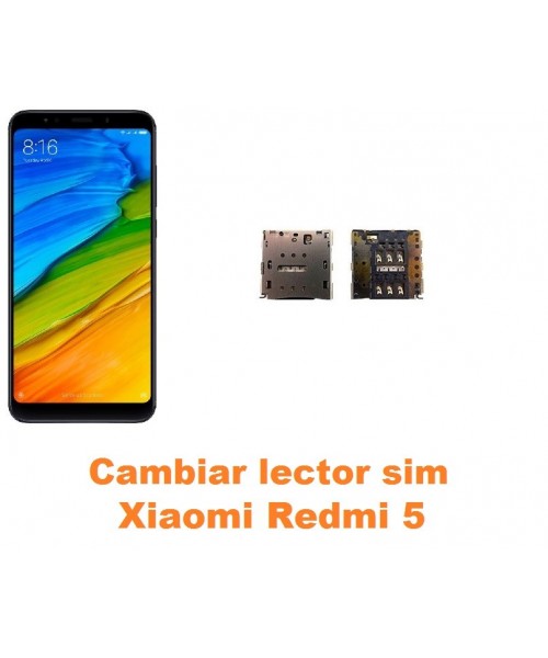 Cambiar lector sim Xiaomi Redmi 5