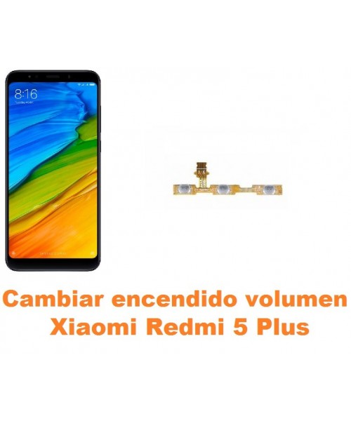 Cambiar encendido y volumen Xiaomi Redmi 5 Plus
