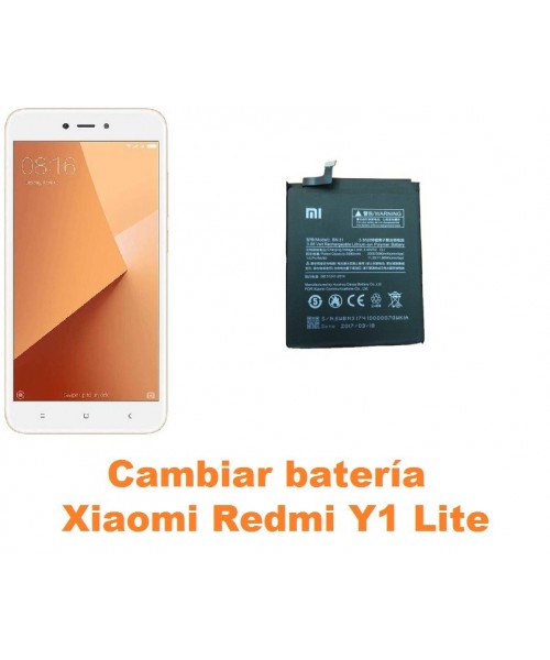 Cambiar batería Xiaomi Redmi Y1 Lite