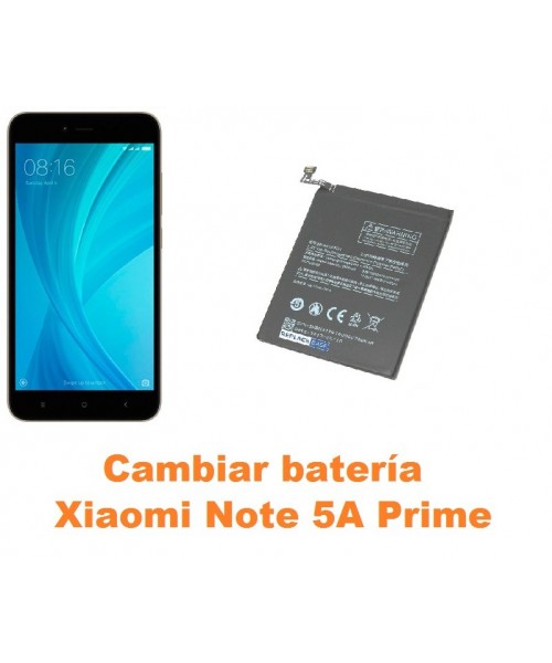 Cambiar batería Xiaomi Note 5A Prime