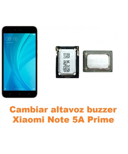 Cambiar altavoz buzzer Xiaomi Note 5A Prime