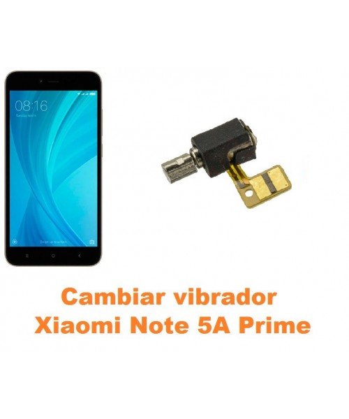 Cambiar vibrador Xiaomi Note 5A Prime