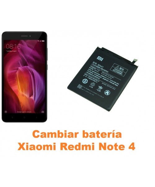 Cambiar batería Xiaomi Redmi Note 4