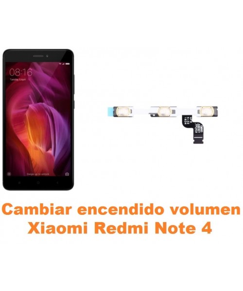 Cambiar encendido y volumen Xiaomi Redmi Note 4