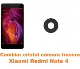 Cambiar cristal cámara trasera Xiaomi Redmi Note 4