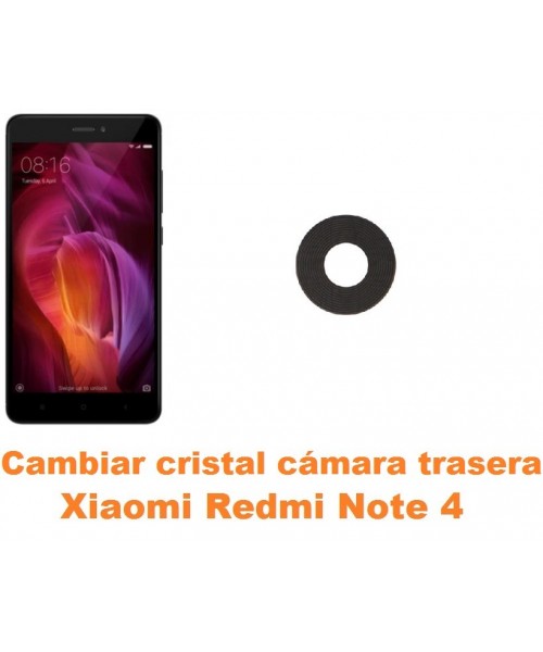 Cambiar cristal cámara trasera Xiaomi Redmi Note 4