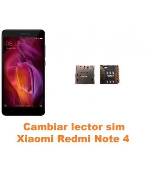 Cambiar lector sim Xiaomi Redmi Note 4