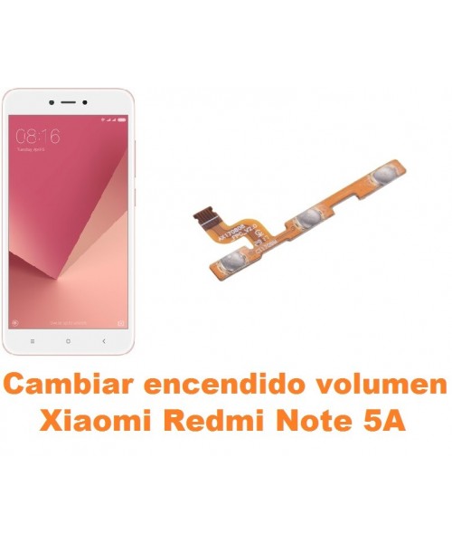 Cambiar encendido y volumen Xiaomi Redmi Note 5A