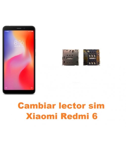 Cambiar lector sim Xiaomi Redmi 6