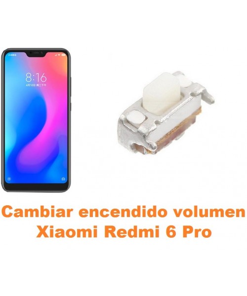 Cambiar encendido y volumen Xiaomi Redmi 6 Pro