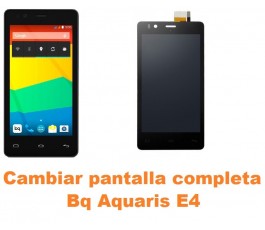 Cambiar pantalla completa Bq Aquaris E4