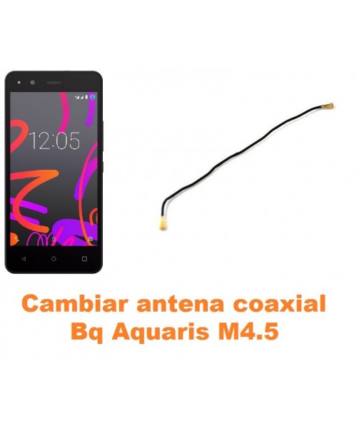 Cambiar antena coaxial Bq Aquaris M4.5