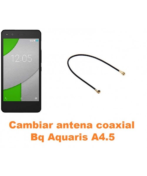 Cambiar antena coaxial Bq Aquaris A4.5
