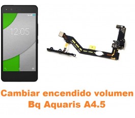 Cambiar encendido y volumen Bq Aquaris A4.5