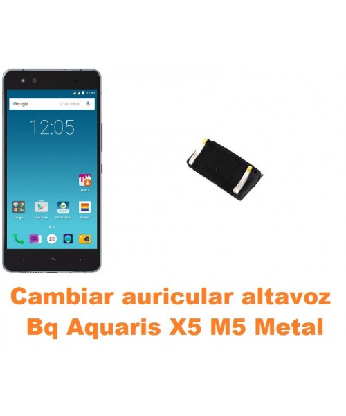 Cambiar auricular altavoz Bq Aquaris X5 M5 Metal
