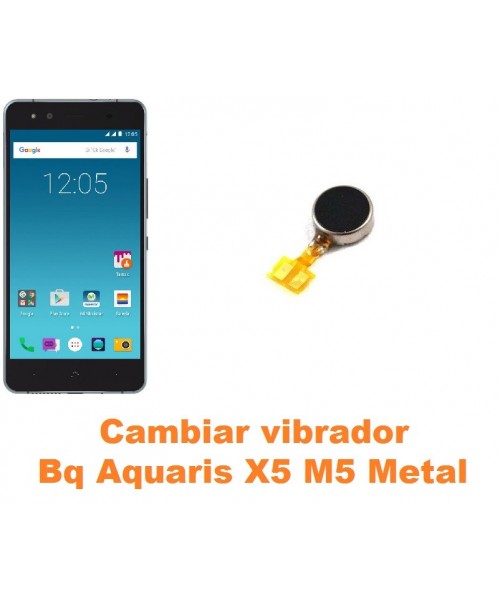 Cambiar vibrador Bq Aquaris X5 M5 Metal