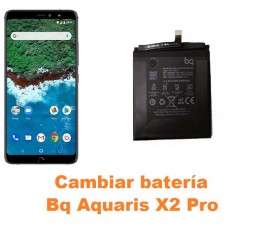 Cambiar batería Bq Aquaris X2 Pro