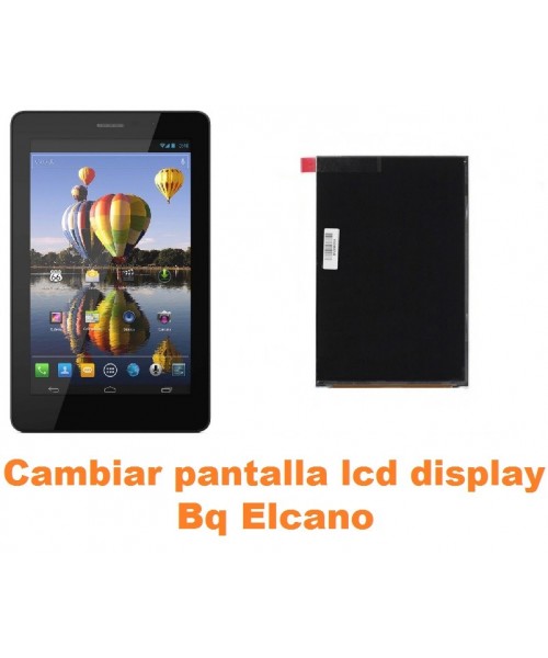 Cambiar pantalla lcd display Bq Elcano