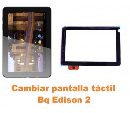 Cambiar pantalla táctil cristal Bq Edison 2