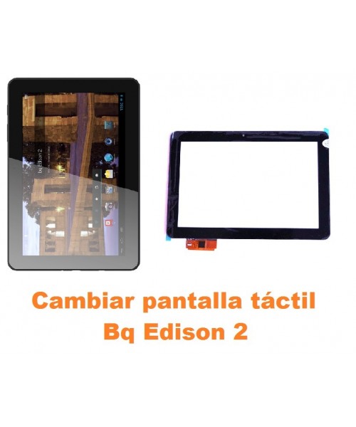 Cambiar pantalla táctil cristal Bq Edison 2