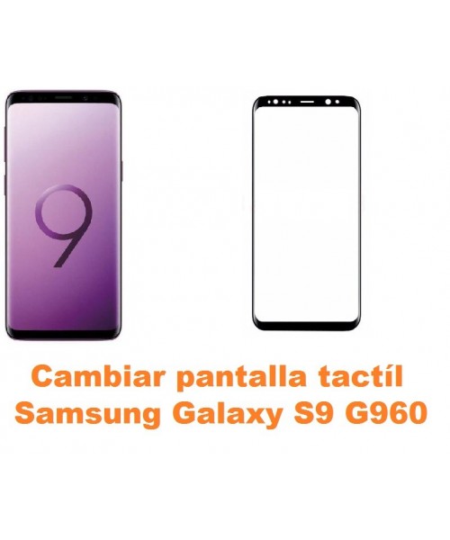 Cambiar pantalla táctil cristal Samsung Galaxy S9 G960