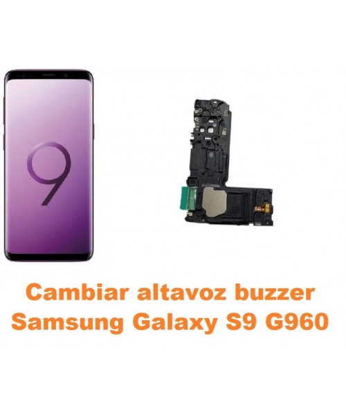 Cambiar altavoz buzzer Samsung Galaxy S9 G960